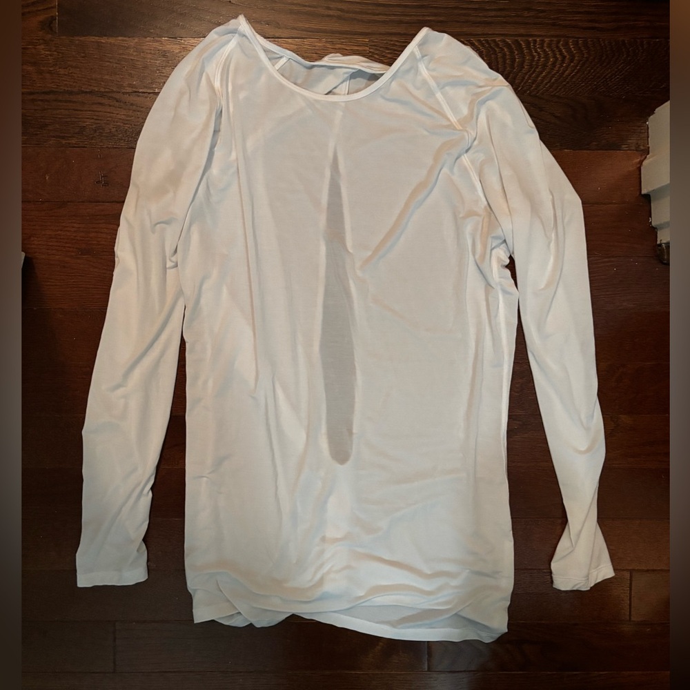 Lululemon Long Sleeve Open Back Top